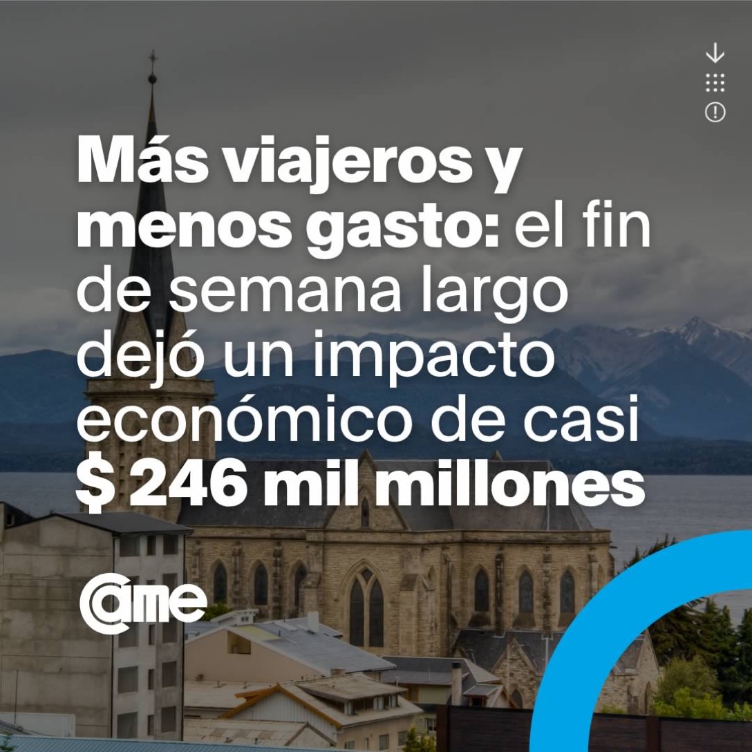 Más de un millón de turistas recorrieron Argentina durante el “finde”