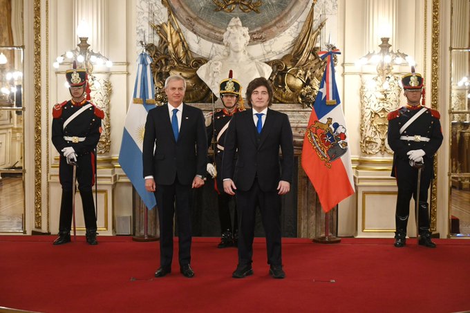 Javier Milei recibió a José Antonio Kast, Presidente de Chile