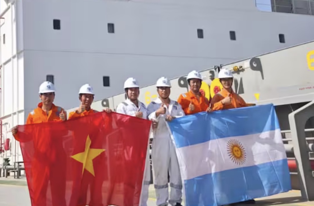 Argentina exporta harina de soja certificada a Vietnam