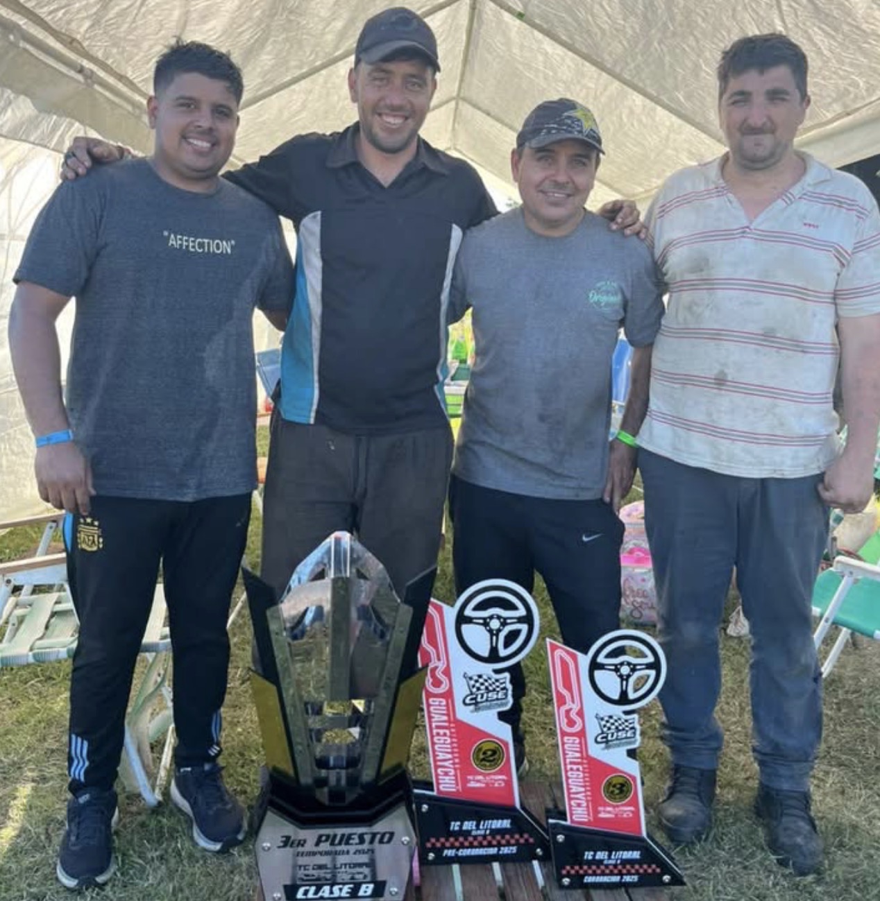 Doble podio para Almada en el cierre del TC del Litoral en Gualeguaychú