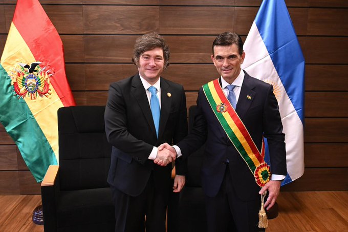 Rodrigo Paz Pereira asumió la presidencia de Bolivia