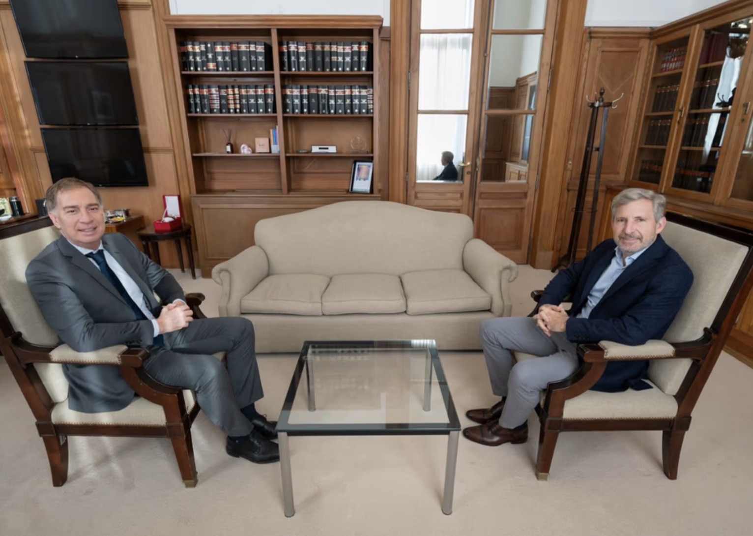 Santilli se reunió con Frigerio