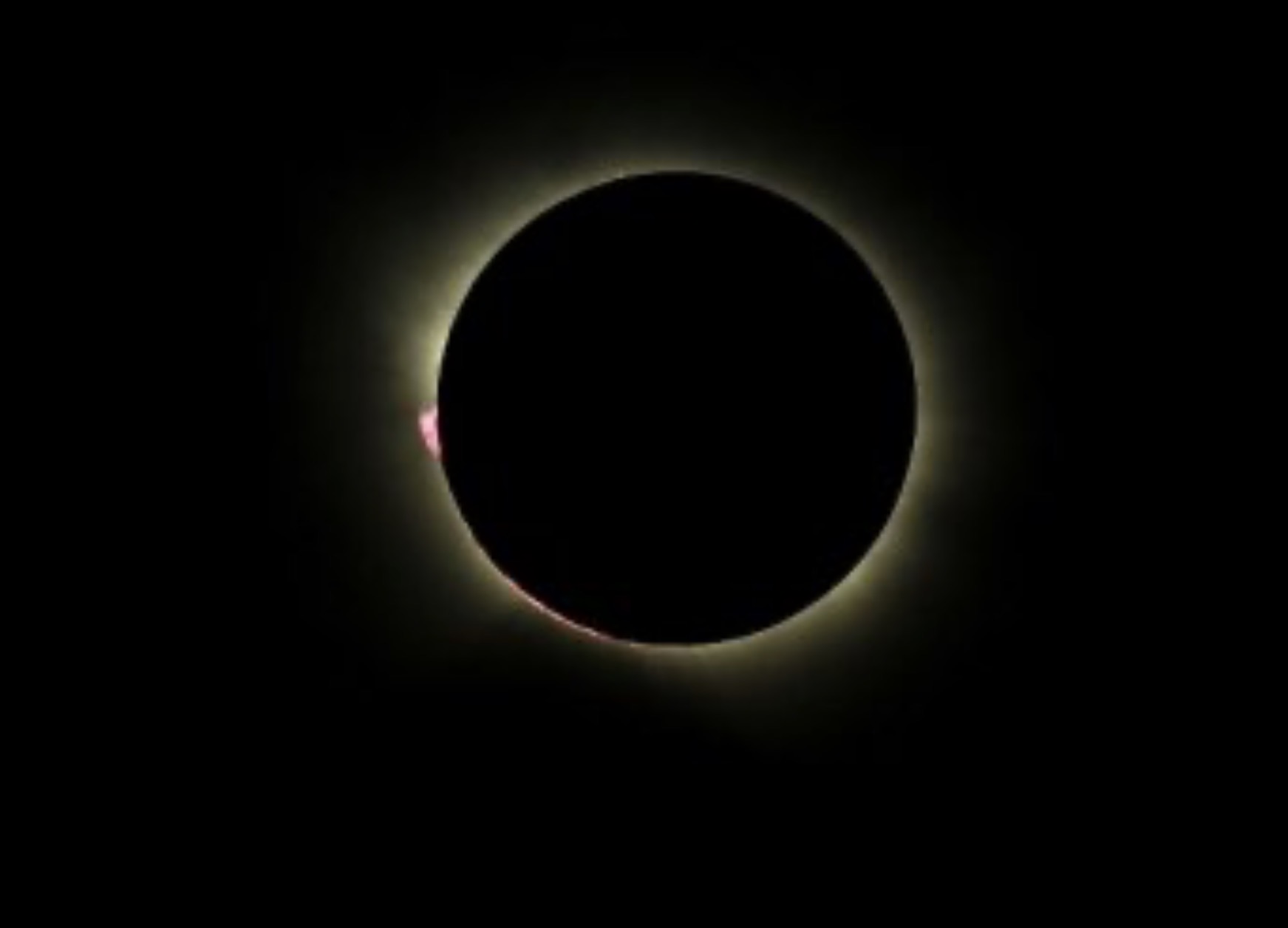 Se registró un histórico eclipse solar total