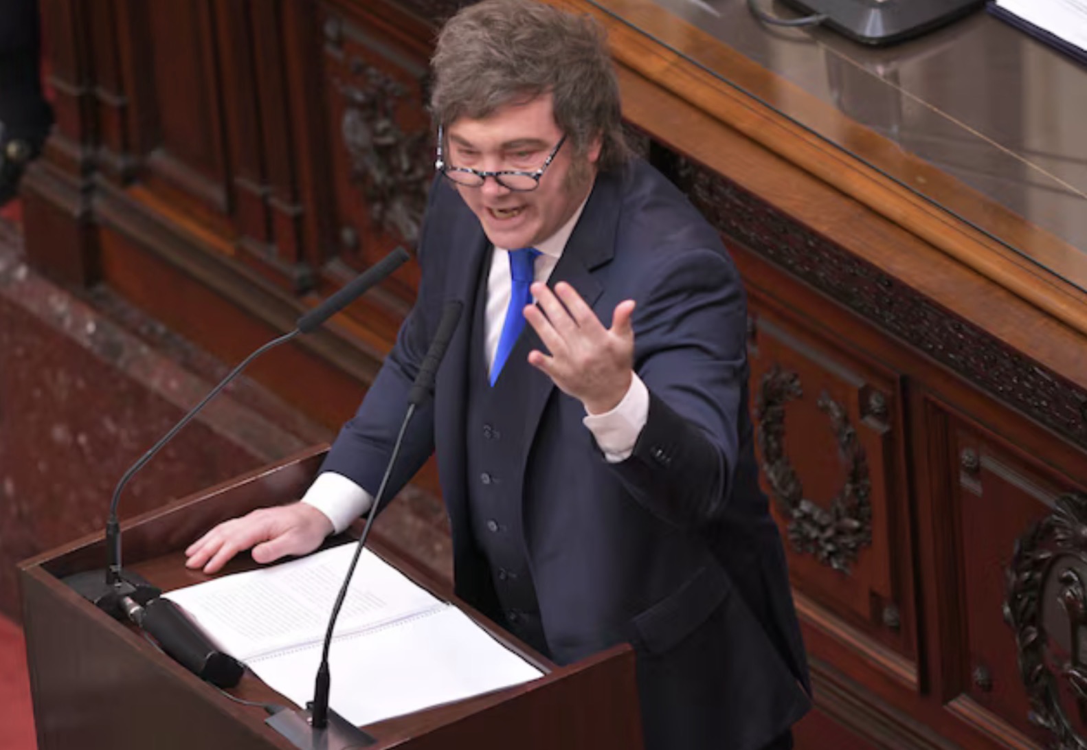 Milei abrió el 144° período de sesiones en el Congreso