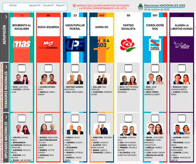 Elecciones legislativas 2025: Entre Ríos elige 8 representantes al Congreso