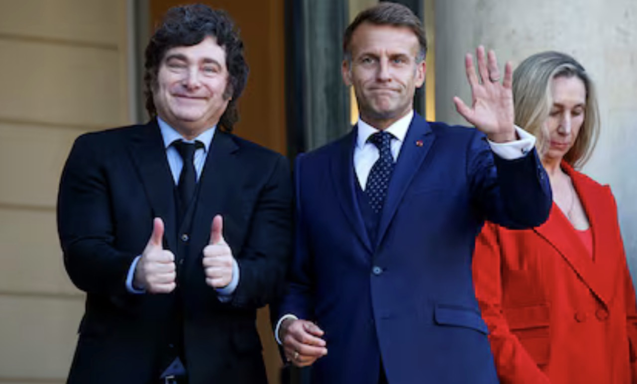 Milei se reunió con Macron