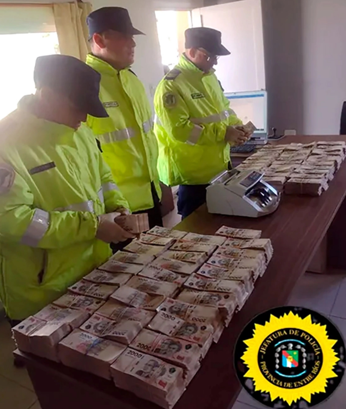 Detectan más de $63 millones durante un control en el Puesto Caminero