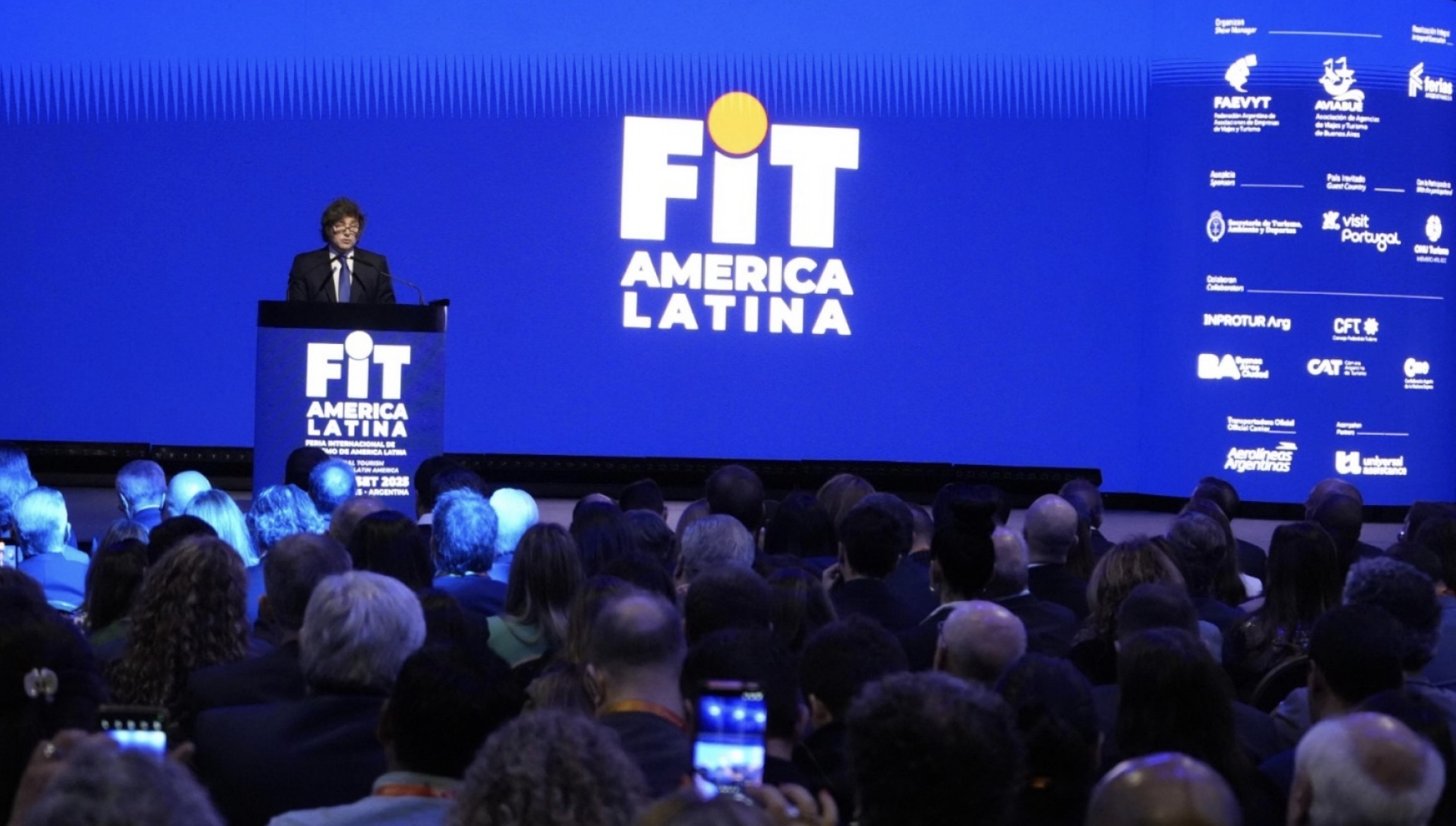 Milei inauguró la Feria Internacional de Turismo
