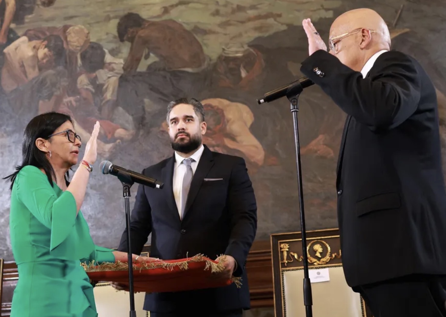 Delcy Rodríguez juró y asumió como Presidente de Venezuela