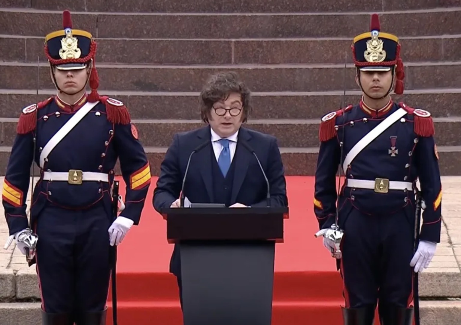 Milei homenajeó a San Martín y llamó a “seguir el camino” del Libertador