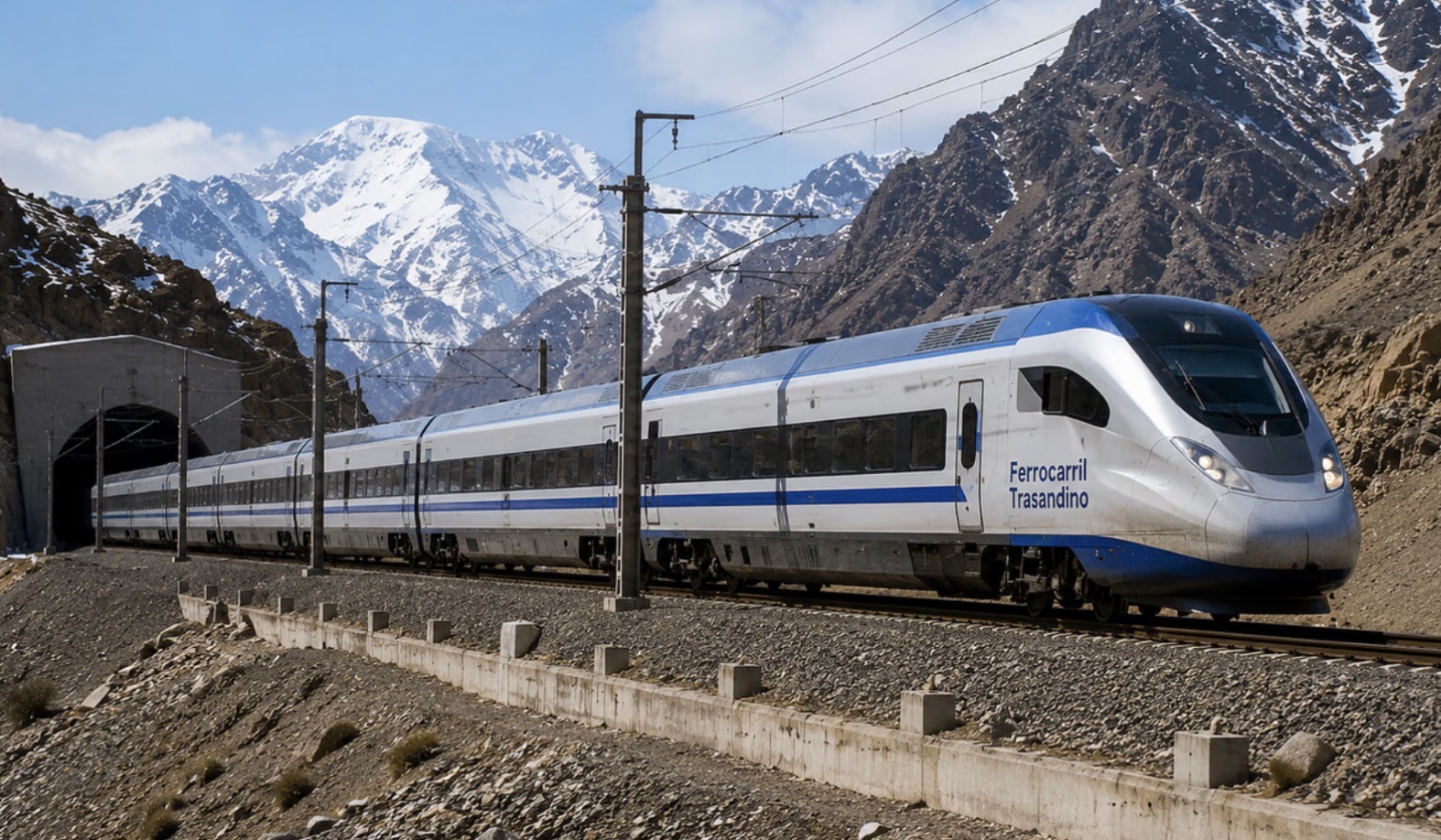 Tras 42 años reactivan proyecto de tren transandino 