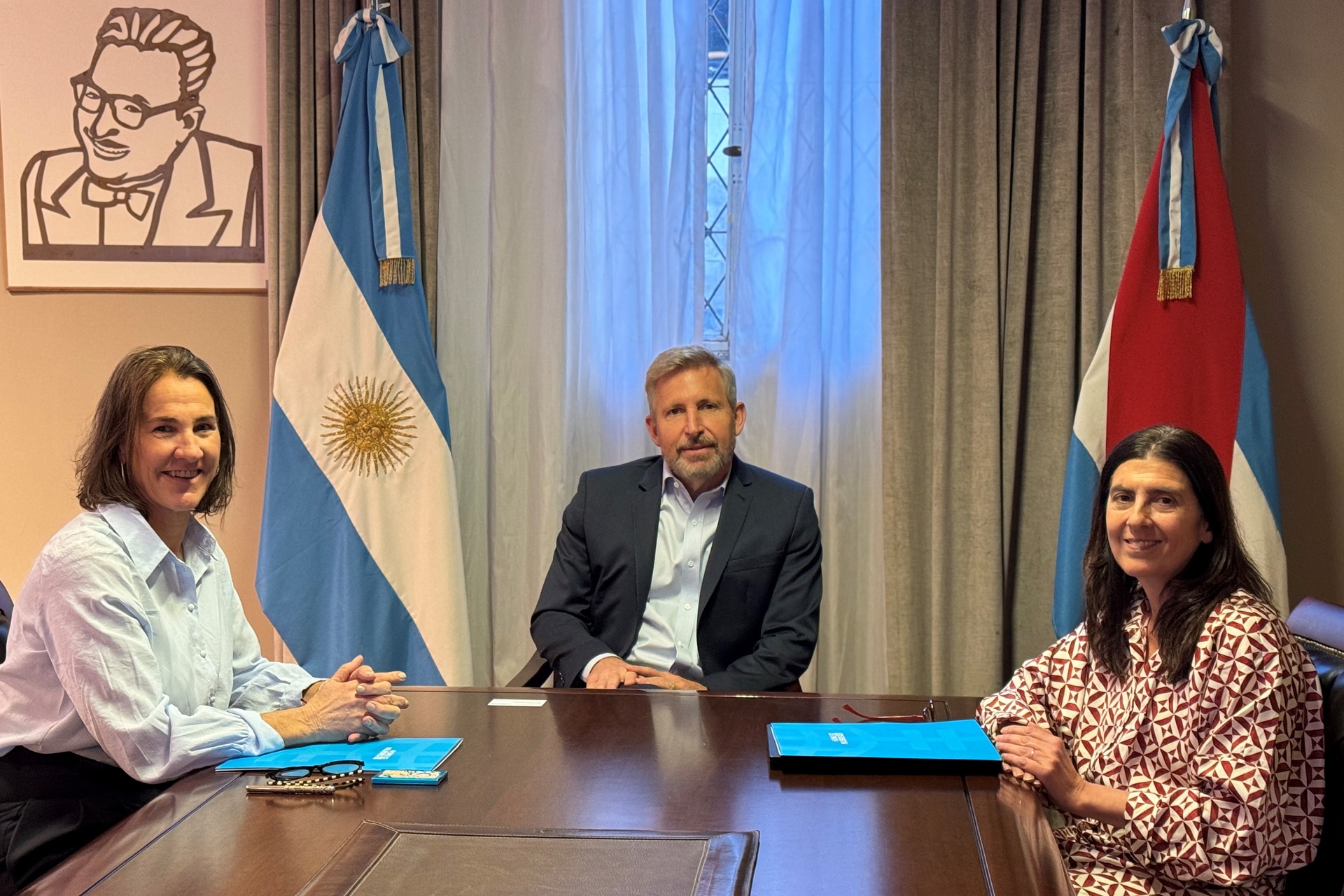 Frigerio se reunió con referentes de ONU