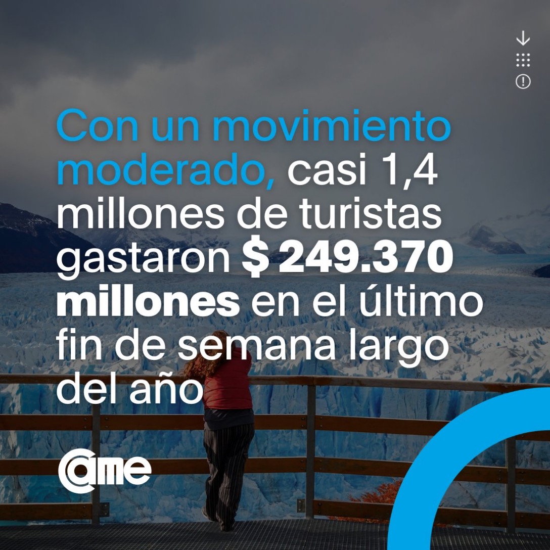 El turismo interno cerró el año con su mejor fin de semana largo