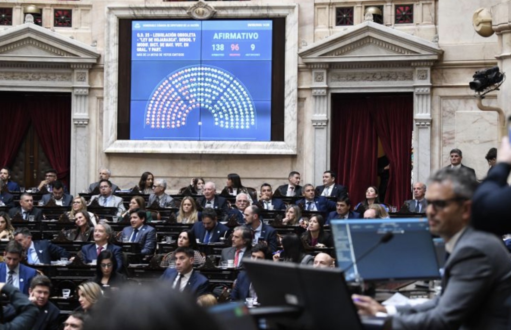 Diputados dio media sanción a la "Ley Hojarasca"
