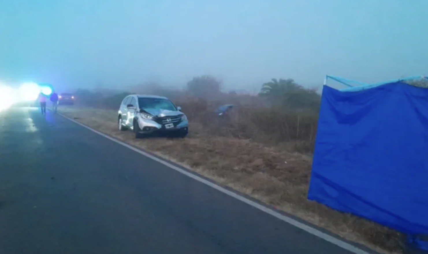 Un peatón murió tras ser atropellado sobre Ruta 32 en el Acceso a María Grande