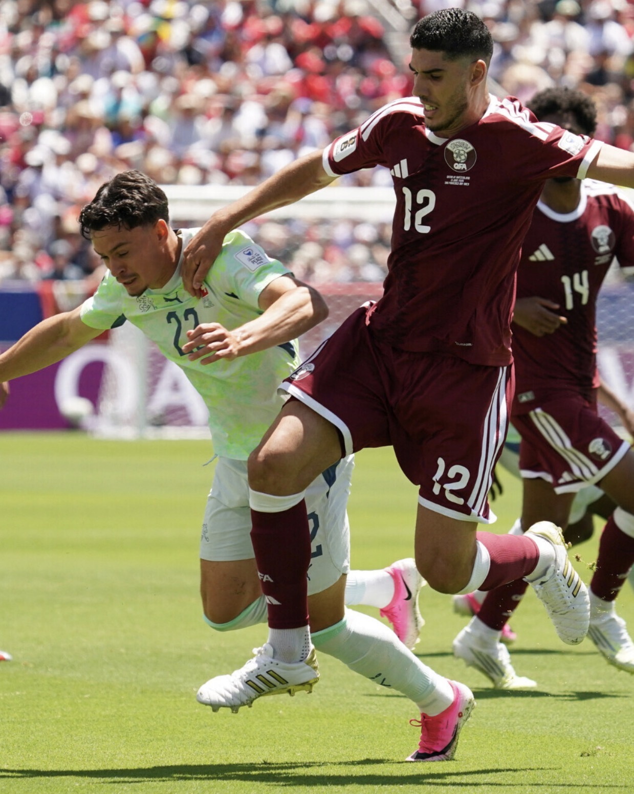Suiza y Qatar repartieron puntos en un duelo equilibrado por el Grupo B
