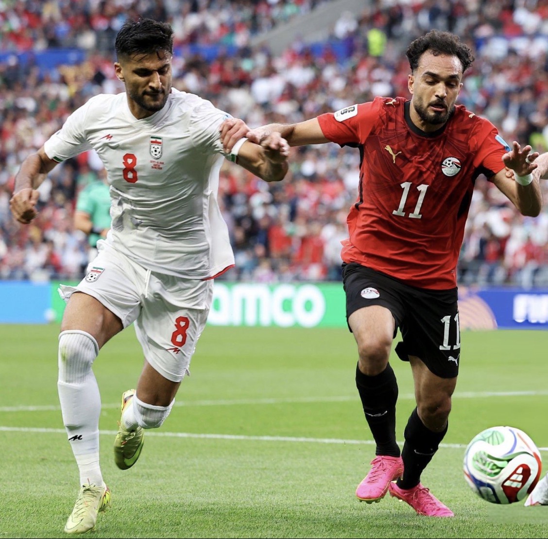 Egipto igualó con Irán 