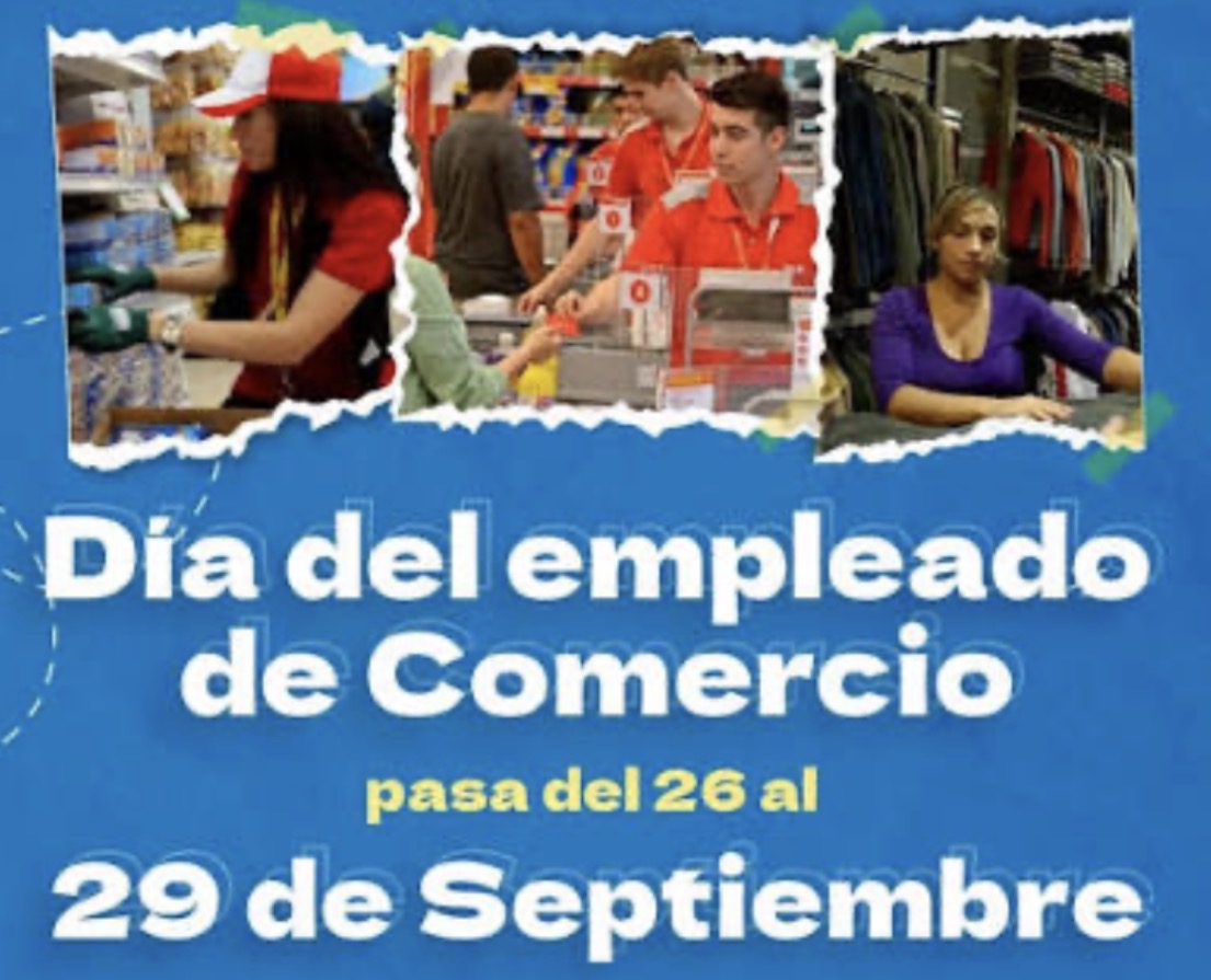 Día del Empleado de Comercio 2025: se traslada al lunes 29 de septiembre