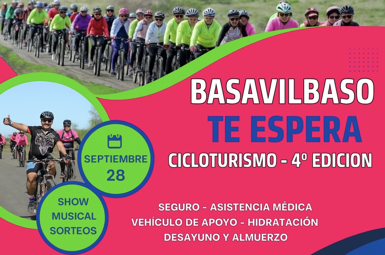 Basavilbaso se prepara para la 4ª edición del cicloturismo