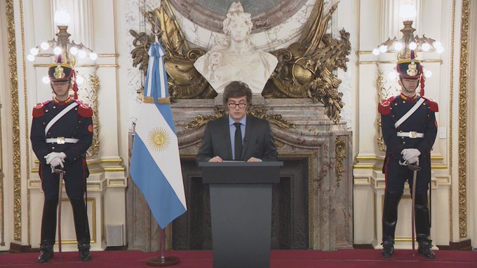 El Presidente Javier Milei  presentó el Presupuesto Nacional 2026