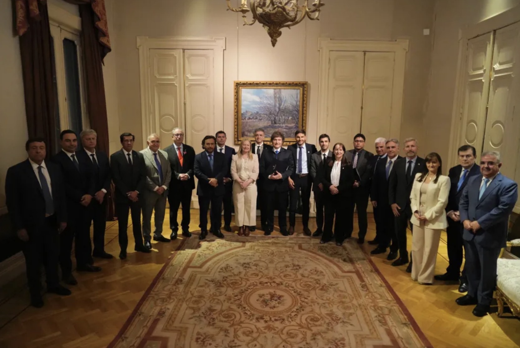 Frigerio celebró el encuentro con el Preidente Milei