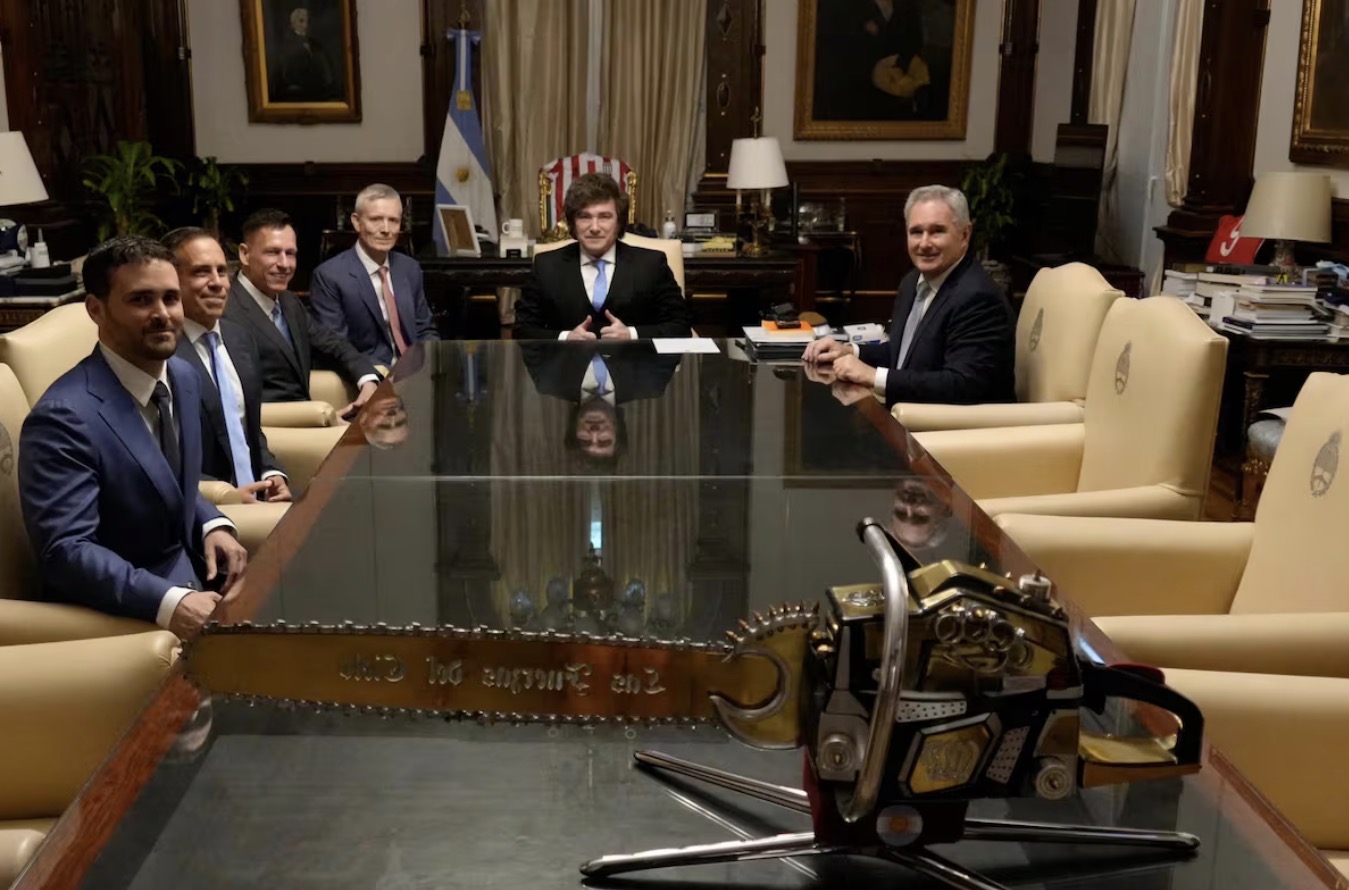 Milei recibió en la Casa Rosada al magnate de la tecnología Peter Thiel