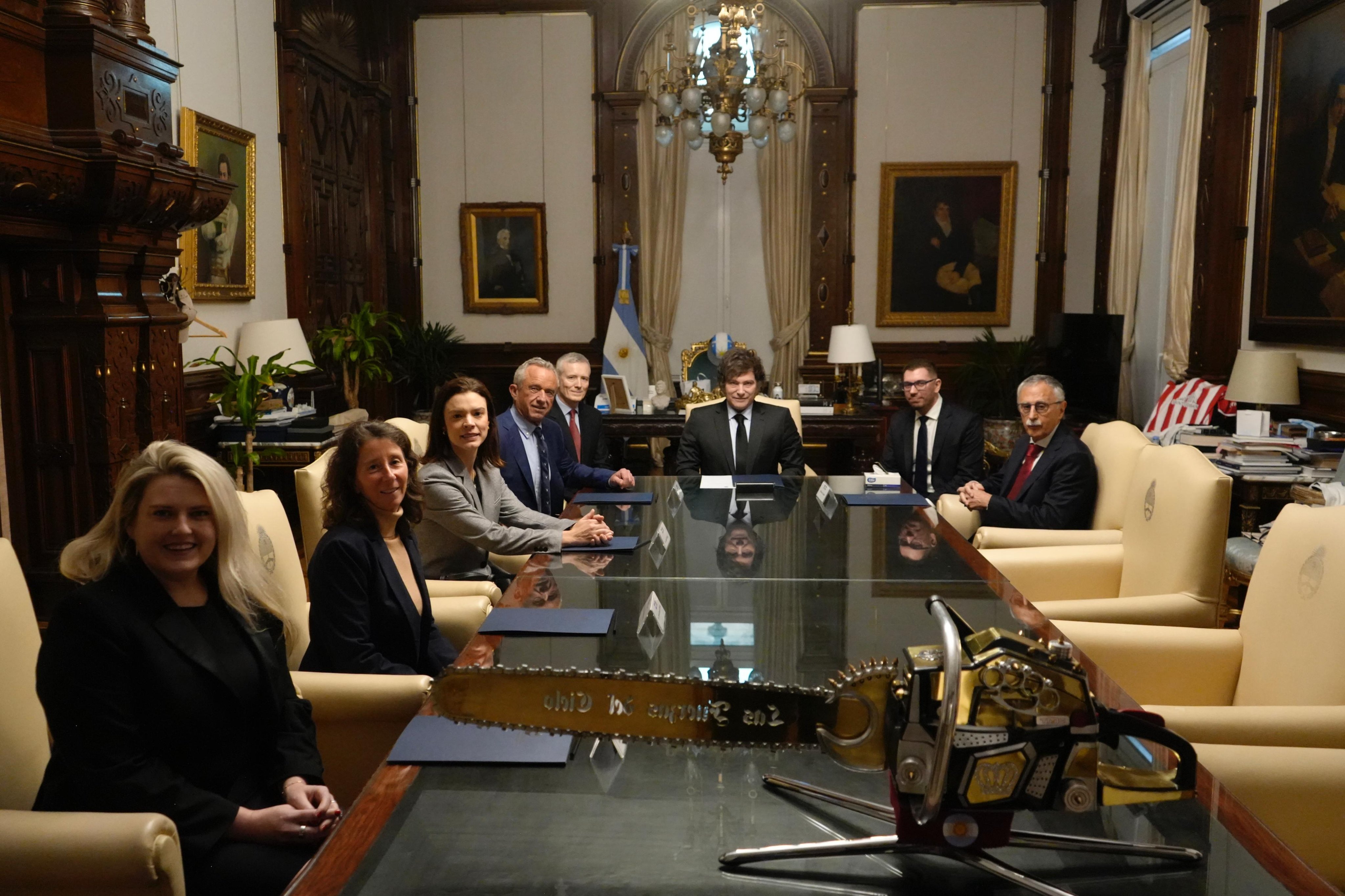 Milei recibió a un funcionario de Trump