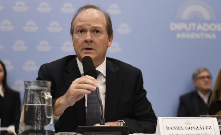 Renunció Daniel González como Secretario Coordinador de Energía y Minería
