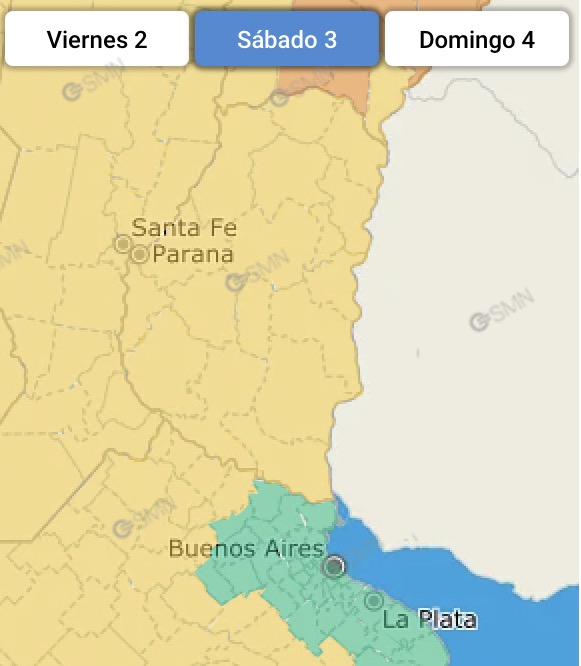 Ratificaron el alerta por tormentas para este sábado 