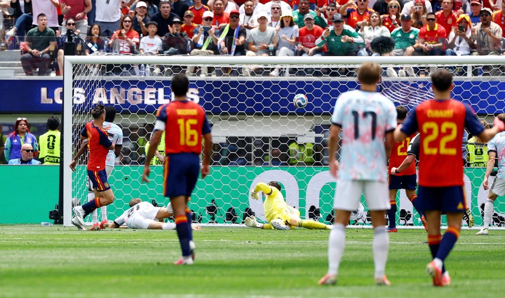 España derrotó a Bélgica 