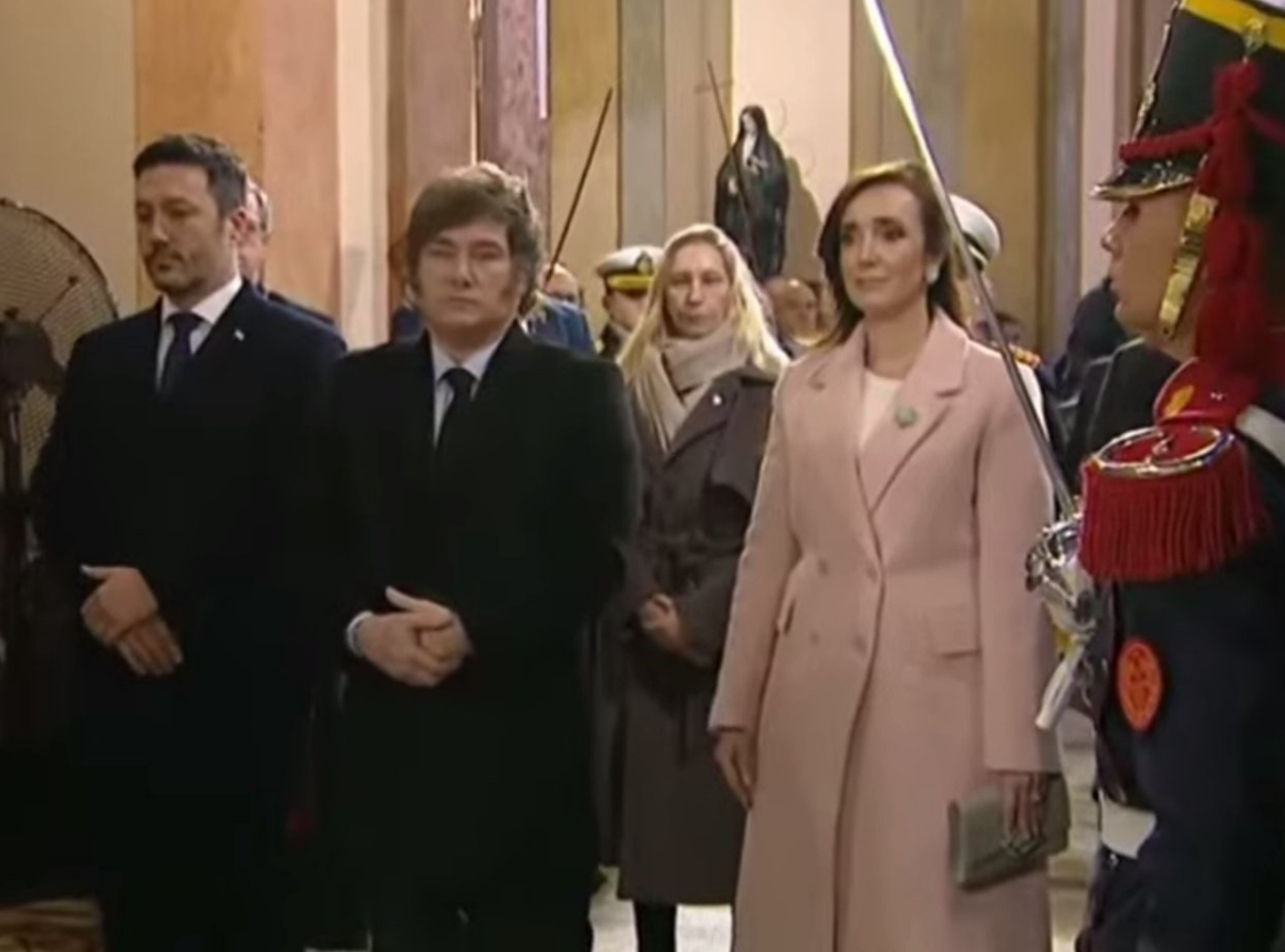 Milei participó en el Tedeum del 25 de mayo 