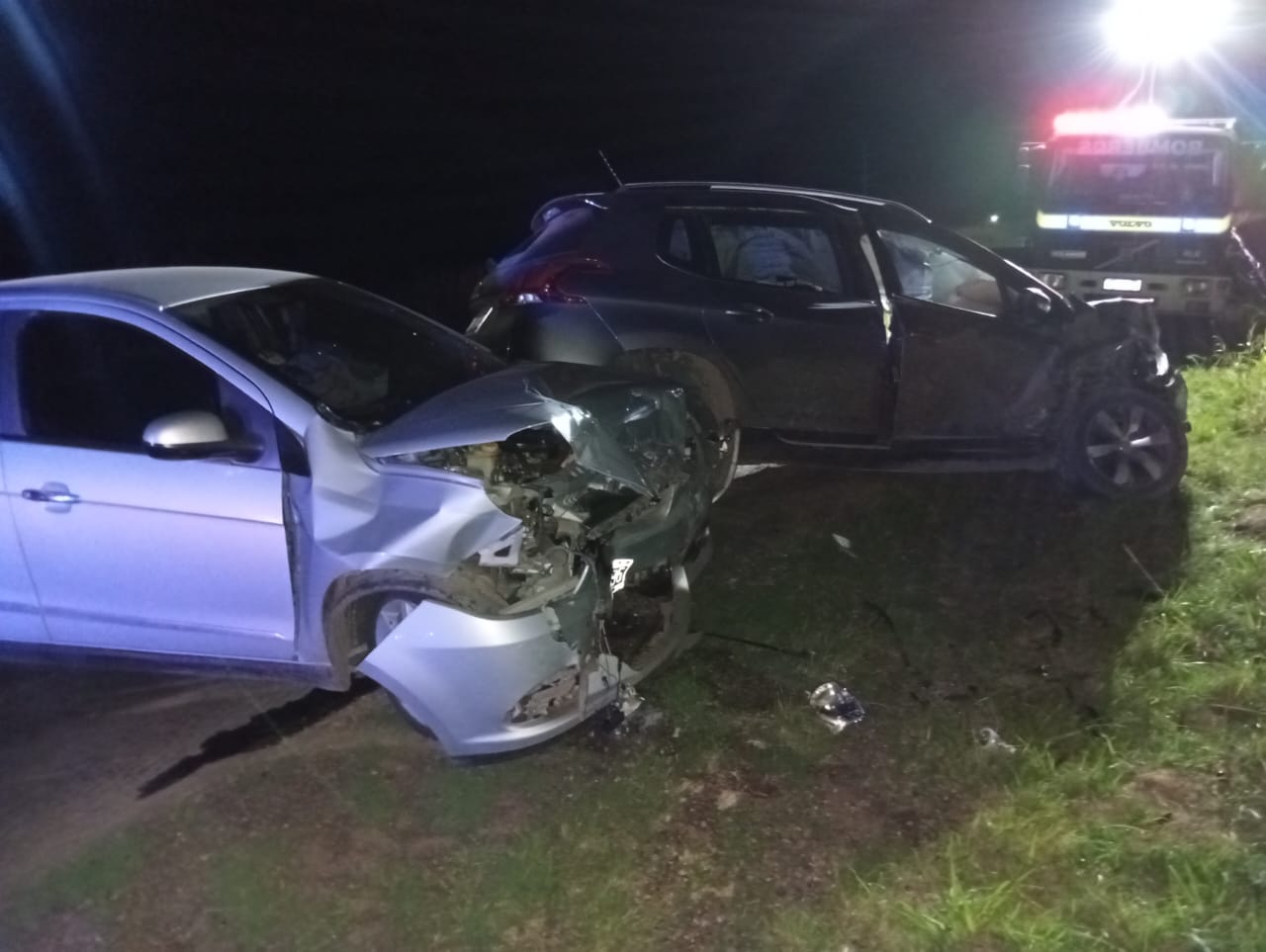 Triple choque en la Ruta 39 dejó varios heridos 