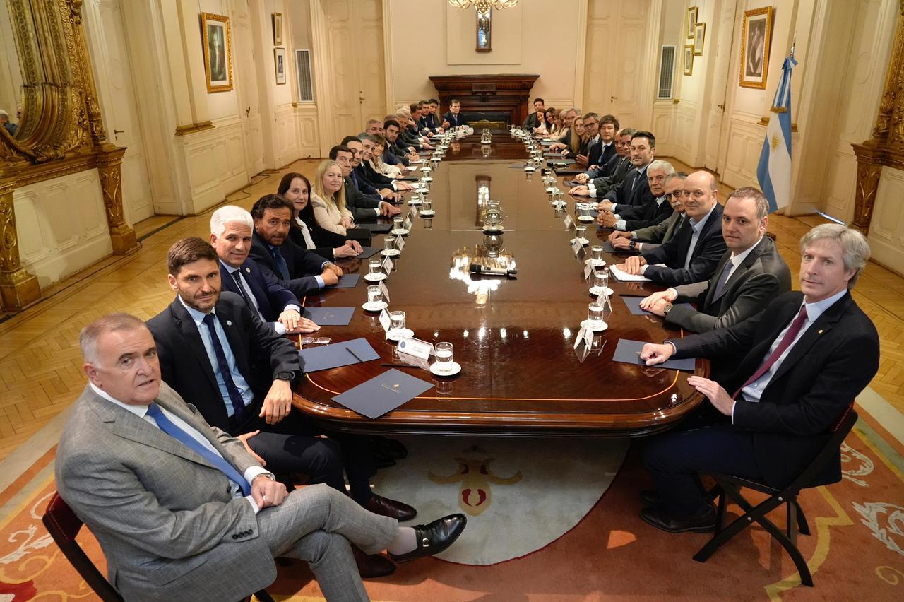 Milei reunió a los Gobernadores y ratificó su voluntad de trabajo 