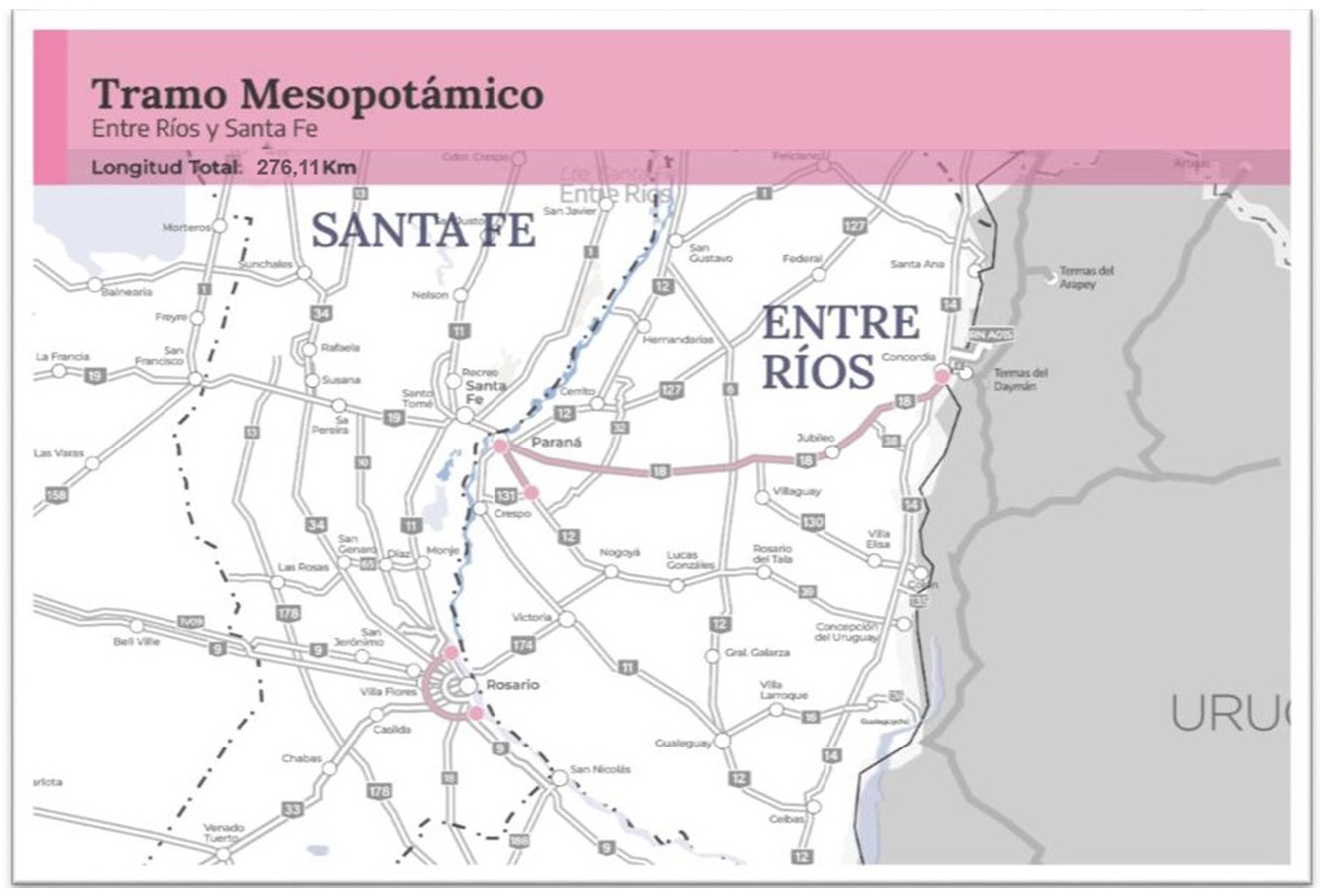 Frigerio celebró la licitación de la concesión de las Rutas 18 y 12