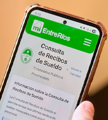 Centralizan la consulta de recibos de sueldo en la plataforma Mi Entre Ríos
