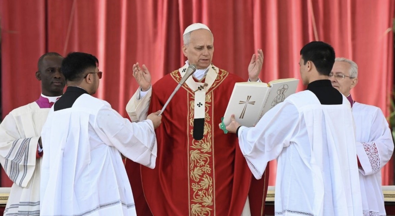 El Papa León XIV llamó a la paz en Domingo de Ramos