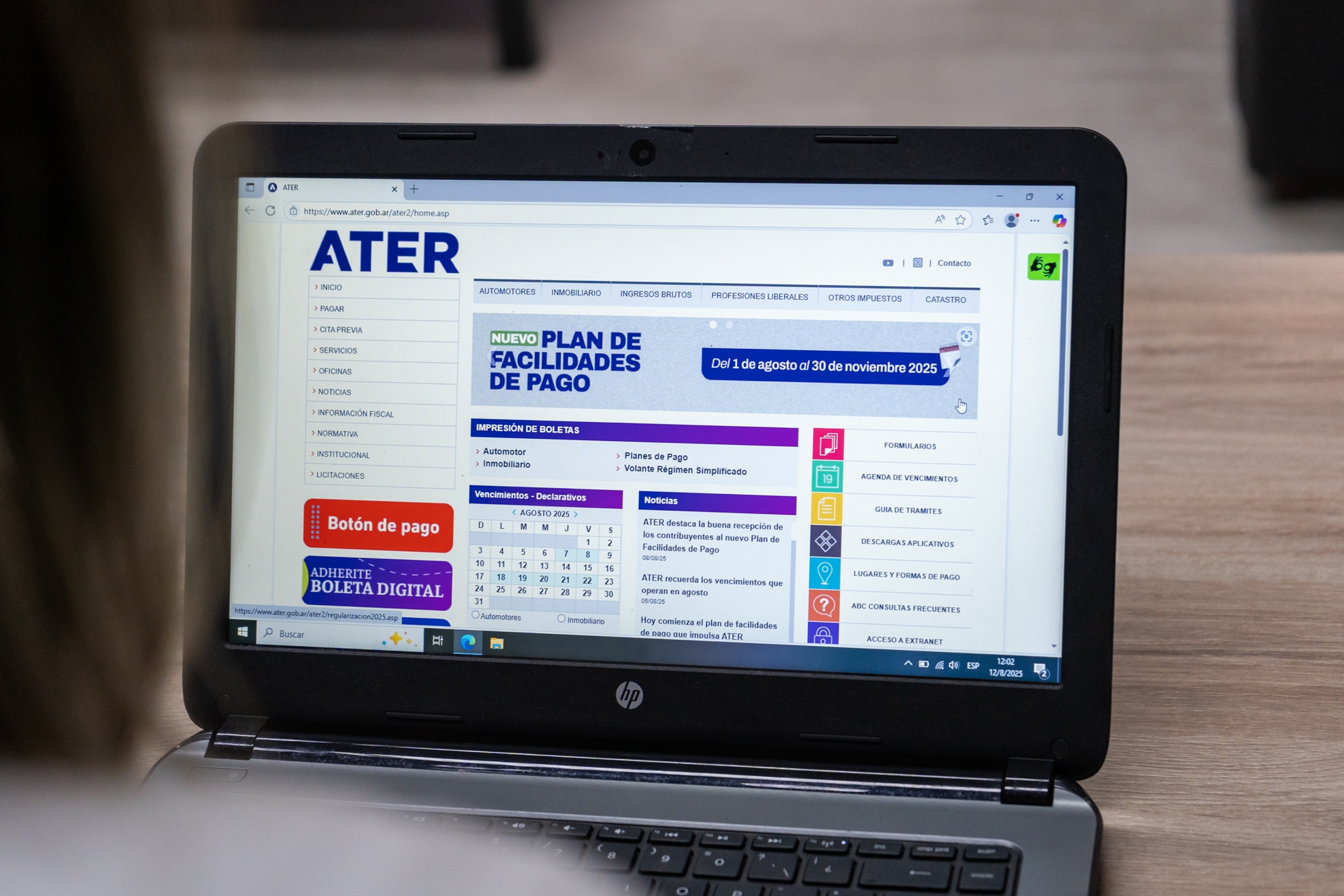 Comenzó la última etapa del Plan de Facilidades de Pago de ATER