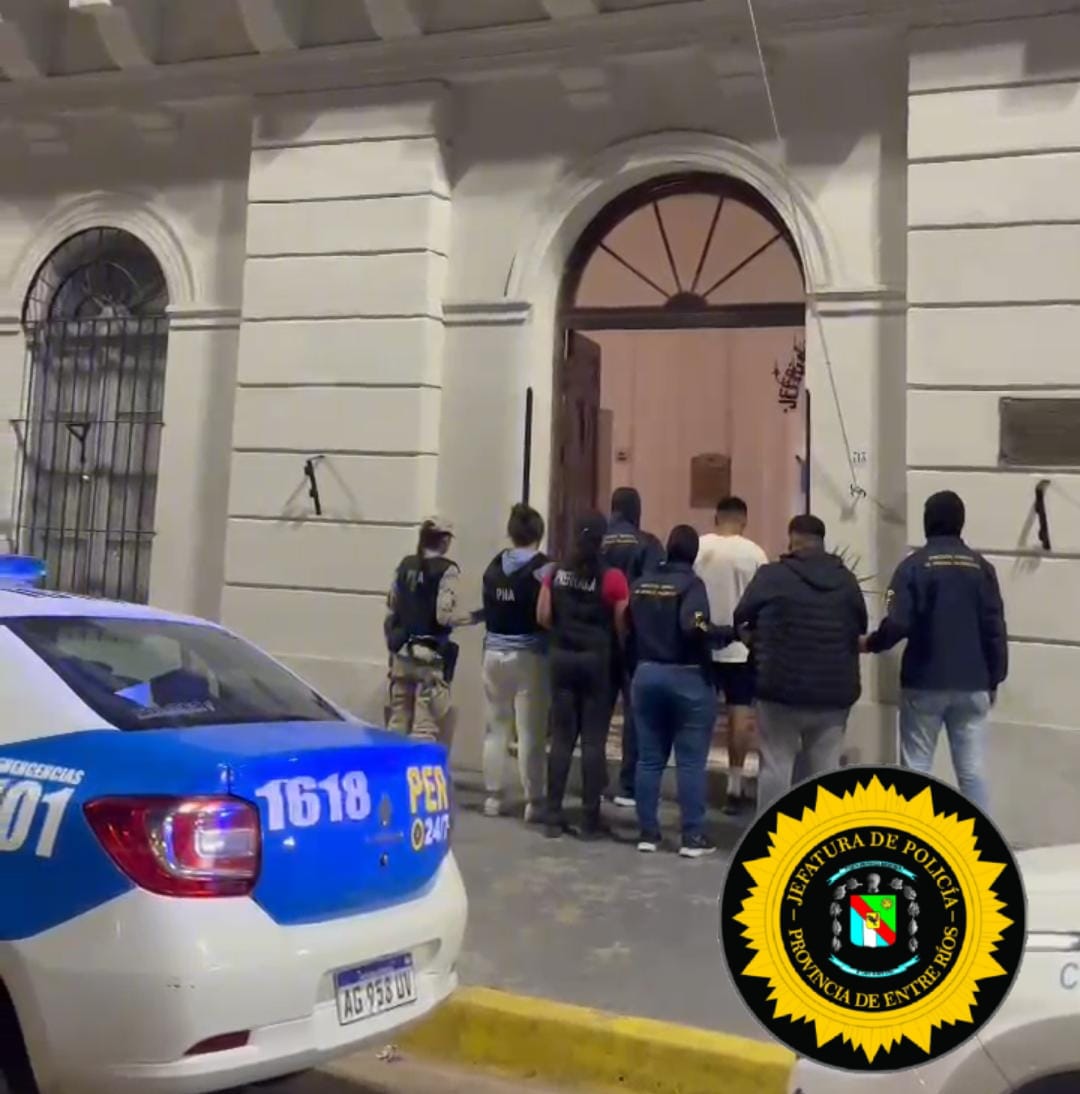 Golpe al narcotráfico en Concepción del Uruguay