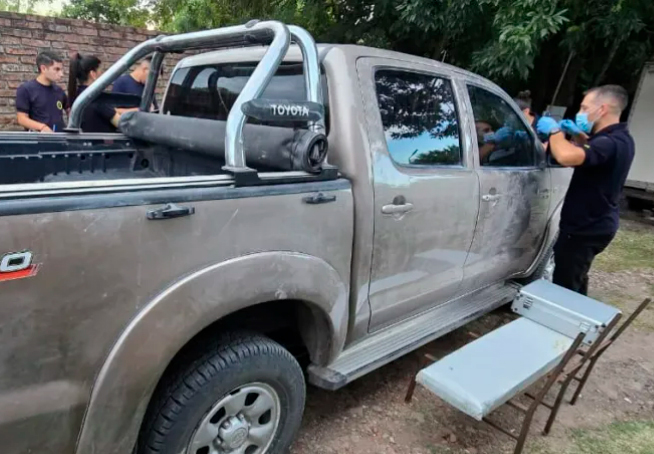 Crimen en Cerrito: detuvieron a un sospechoso y secuetran camioneta