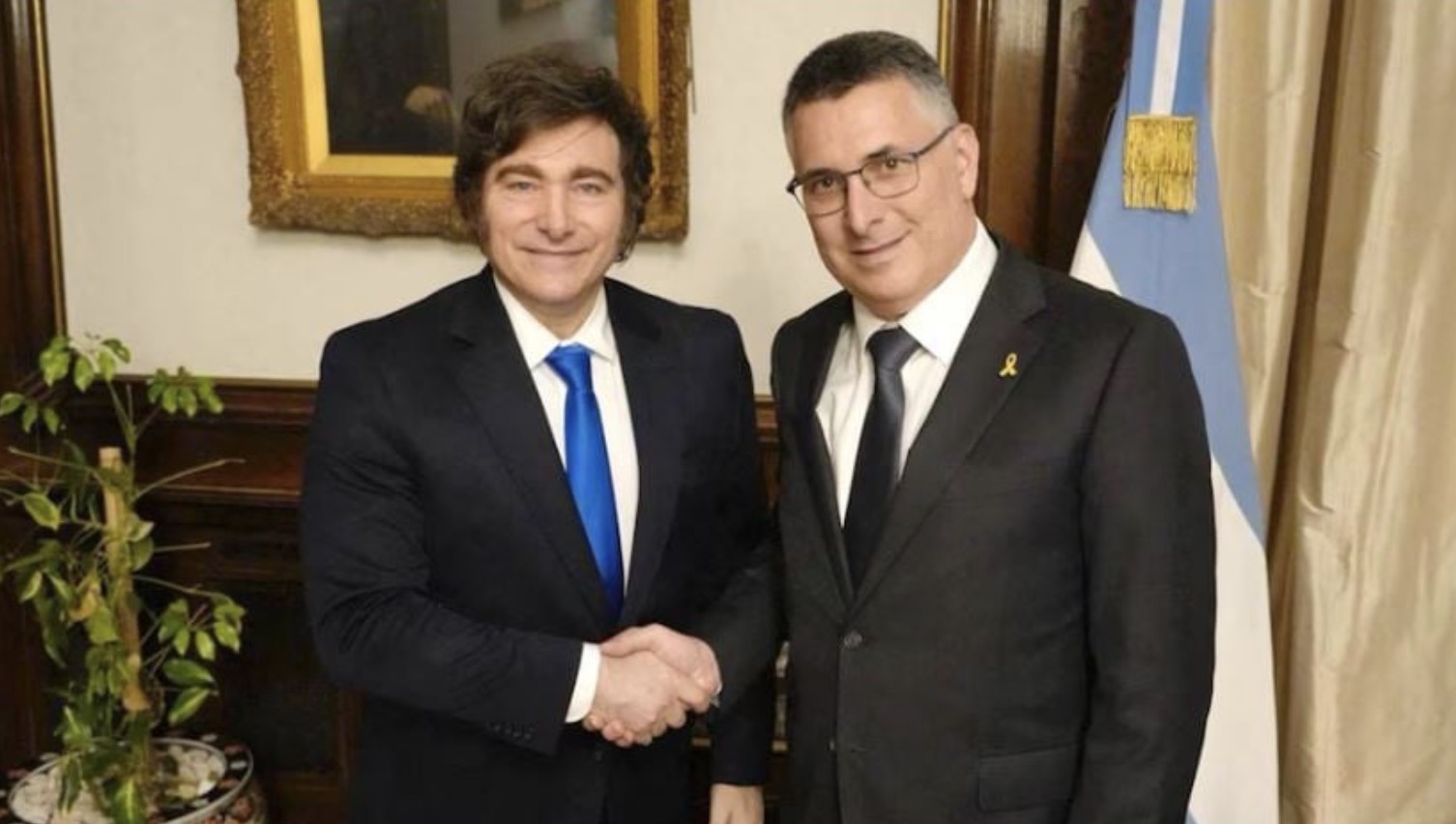 Milei recibió al Canciller israelí