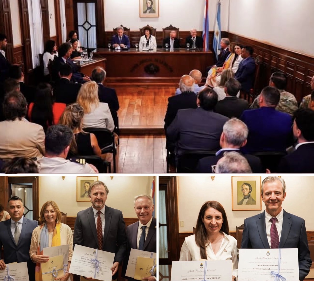 Proclamaron los legisladores nacionales electos por Entre Ríos