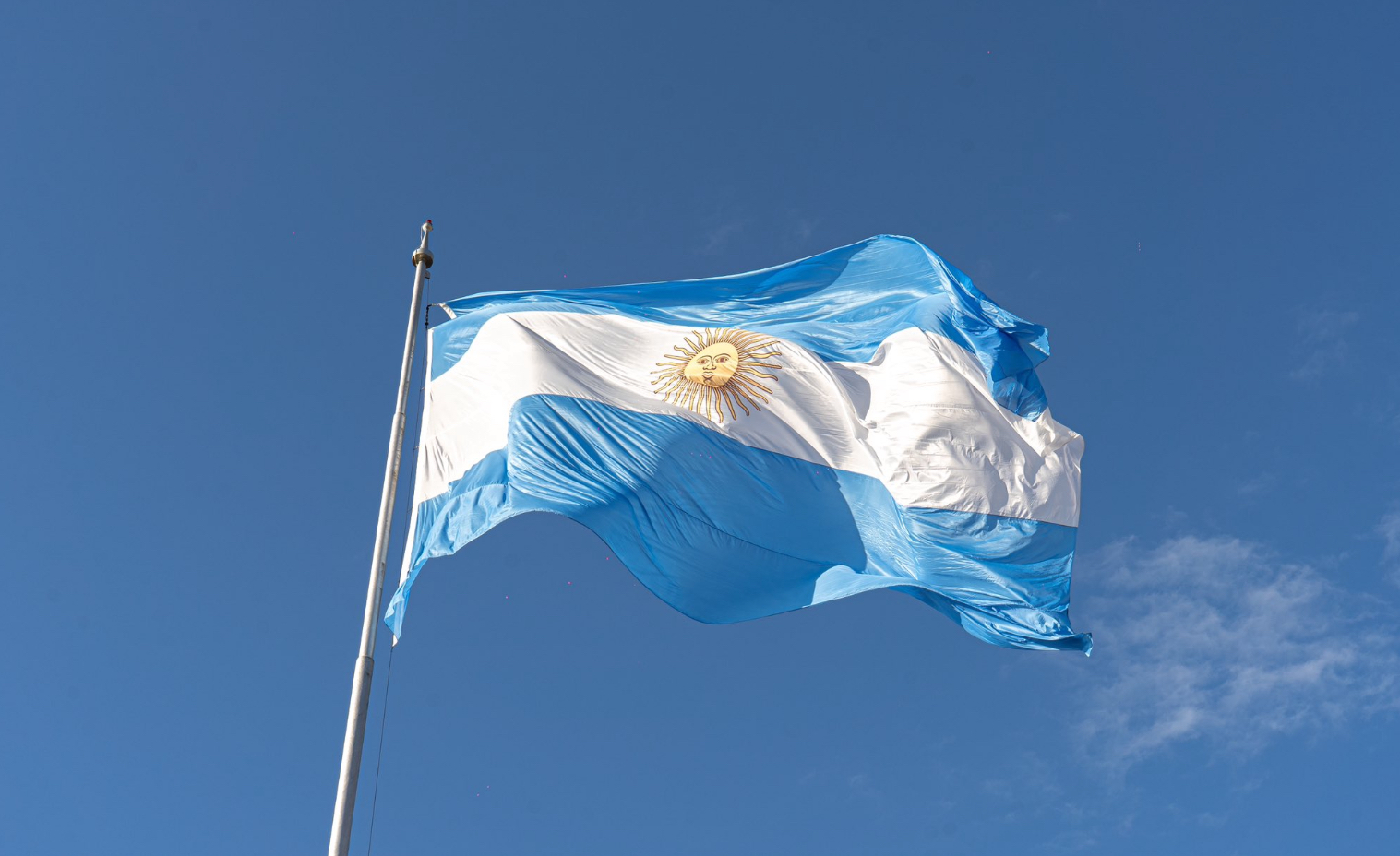 Se celebra el Día de la Bandera en Argentina