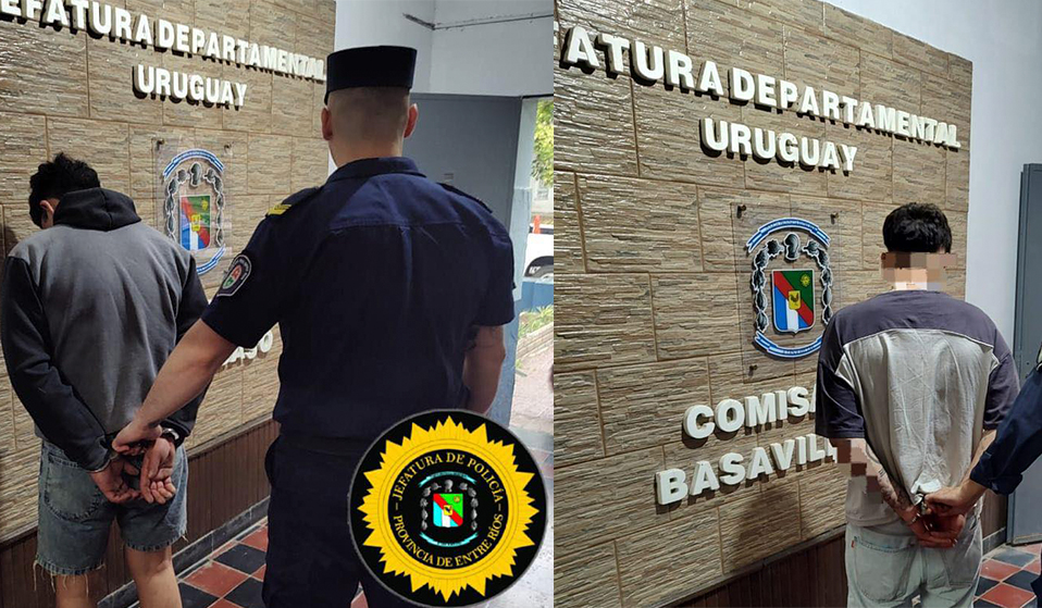 Detuvieron a dos jóvenes tras pelea y uno de ellos estaba armado y alcoholizado