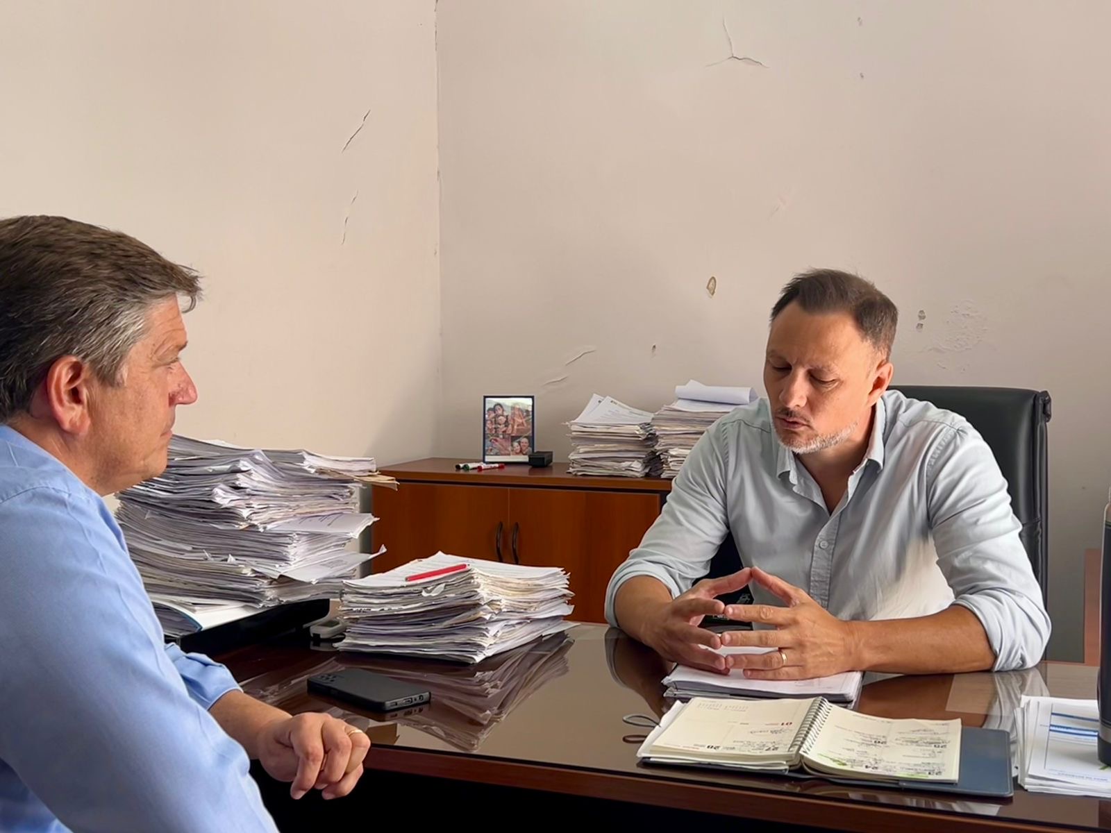 Besel fue recibido por Vicepresidente del IAPV