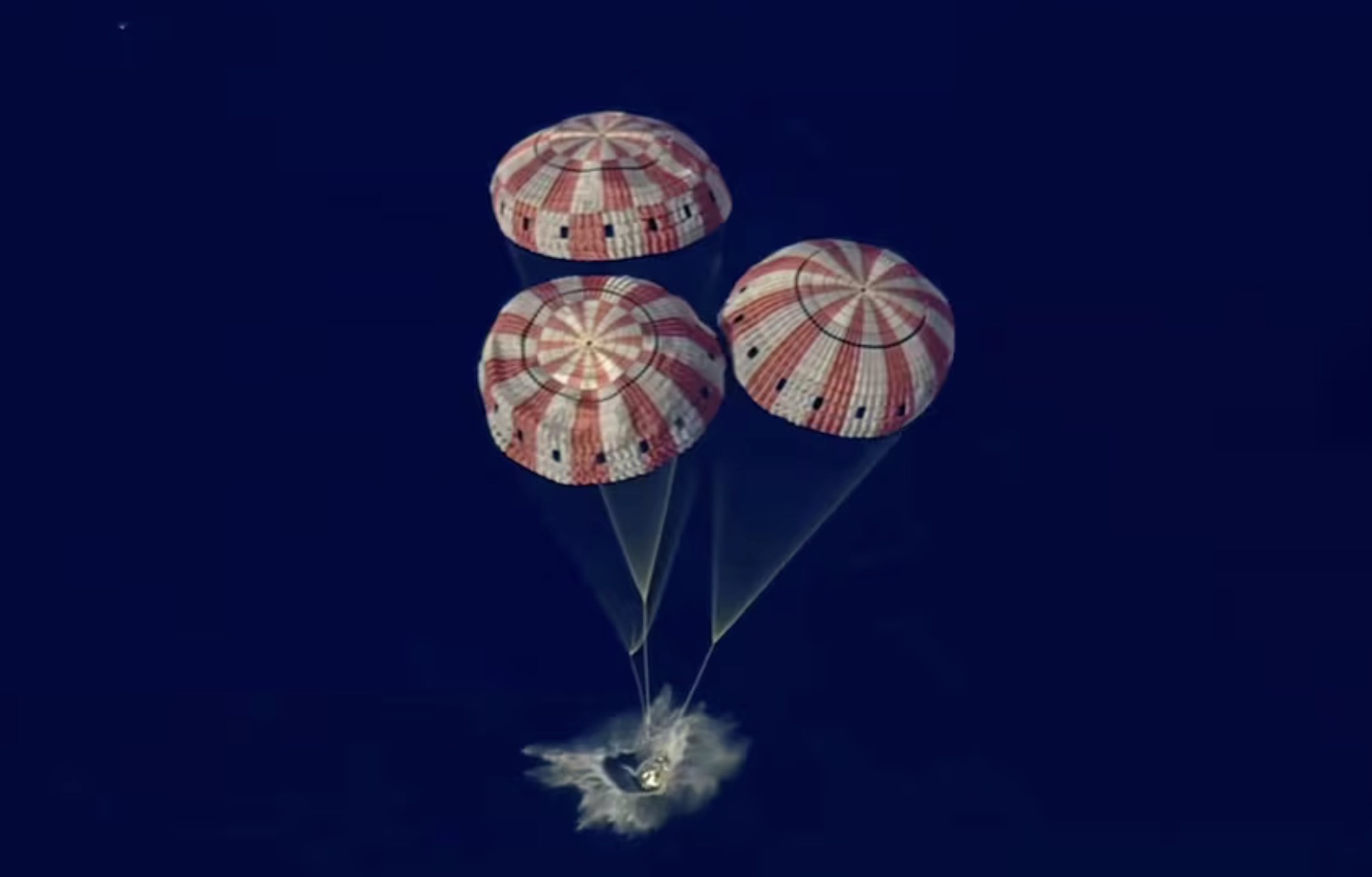 Orion llegó a la Tierra y terminó con éxito la misión Atemis II