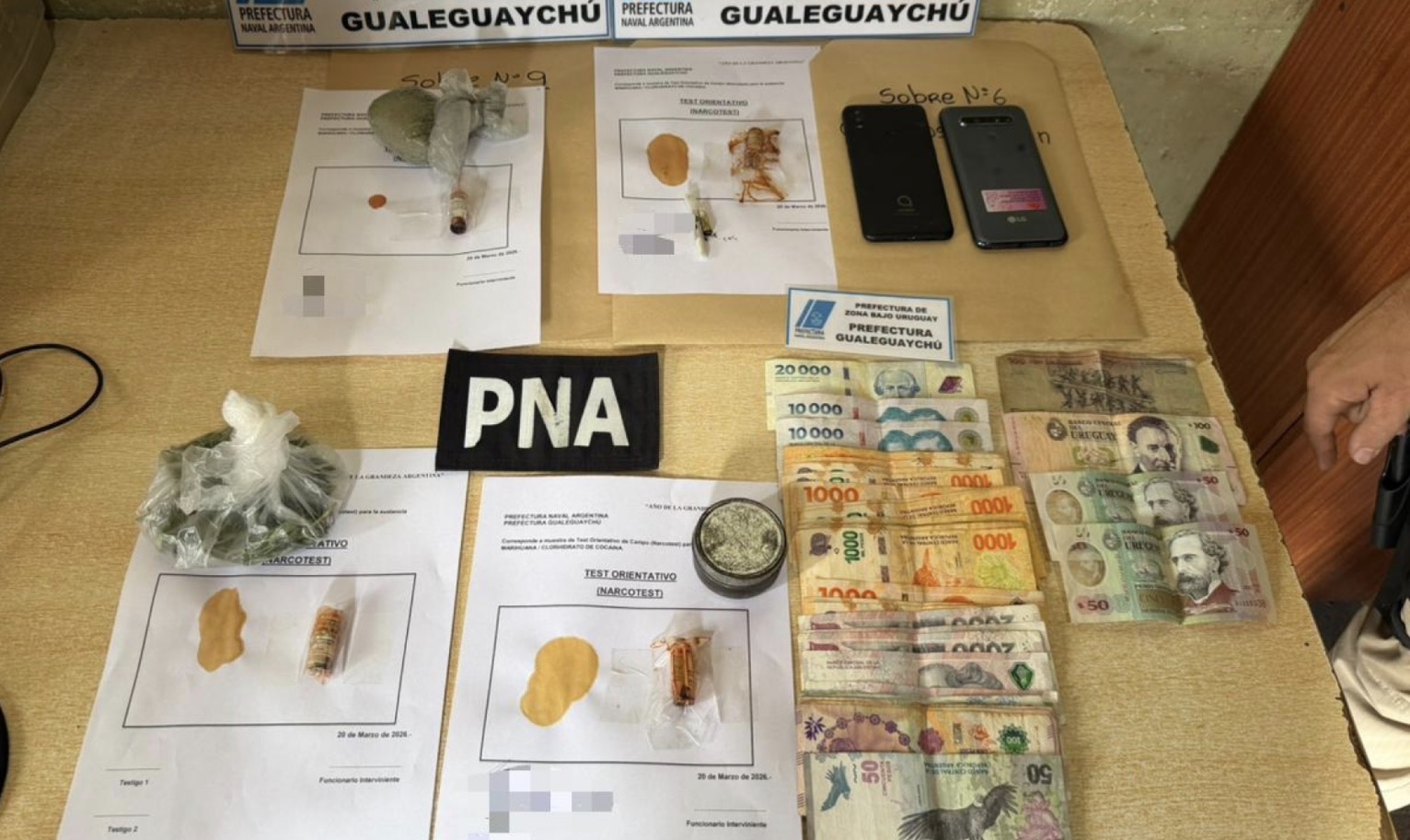 Prefectura realizó cuatro allanamientos por venta de droga