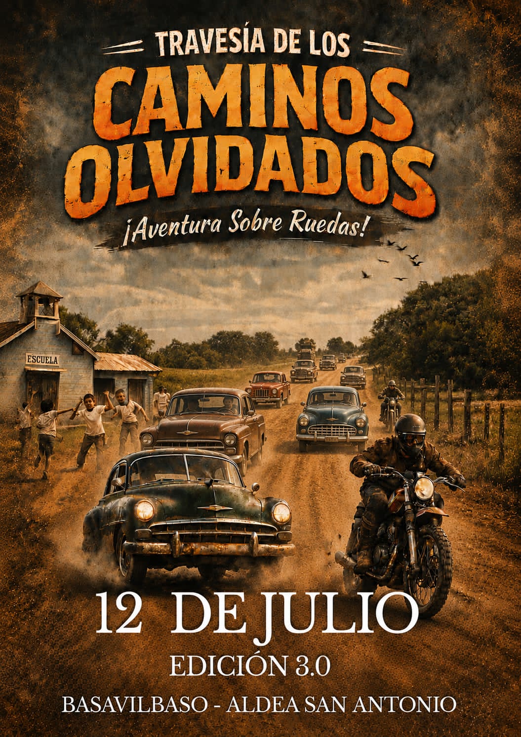 Calienta motores la tercera edición de la "Travesía por los Caminos Olvidados"
