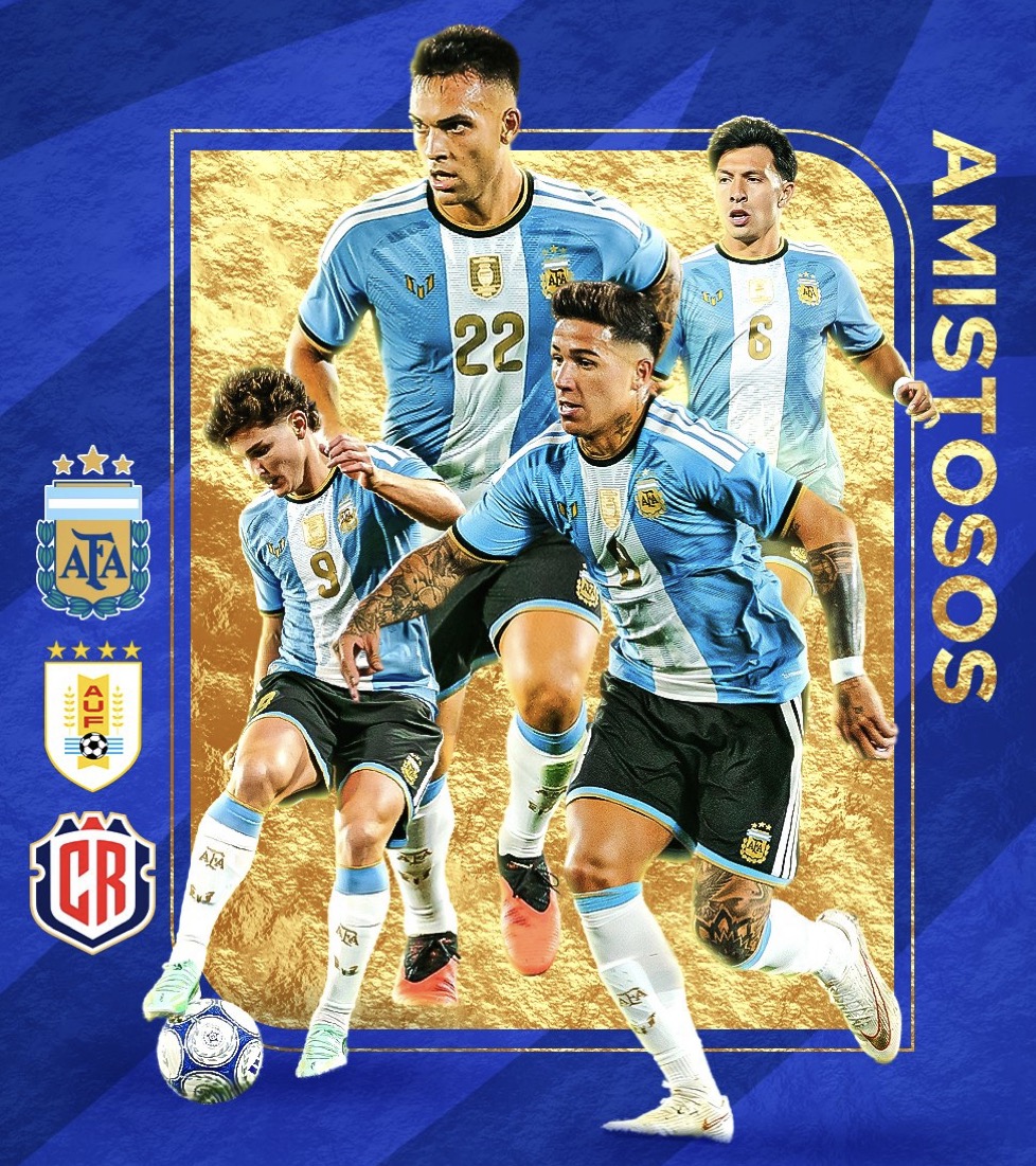 Argentina confirmó amistosos ante Uruguay y Costa Rica
