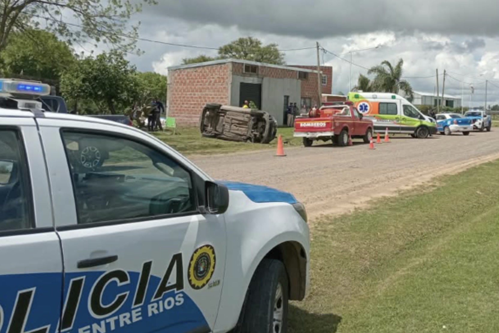 Una mujer de 86 años y su hija protagonizaron un vuelco