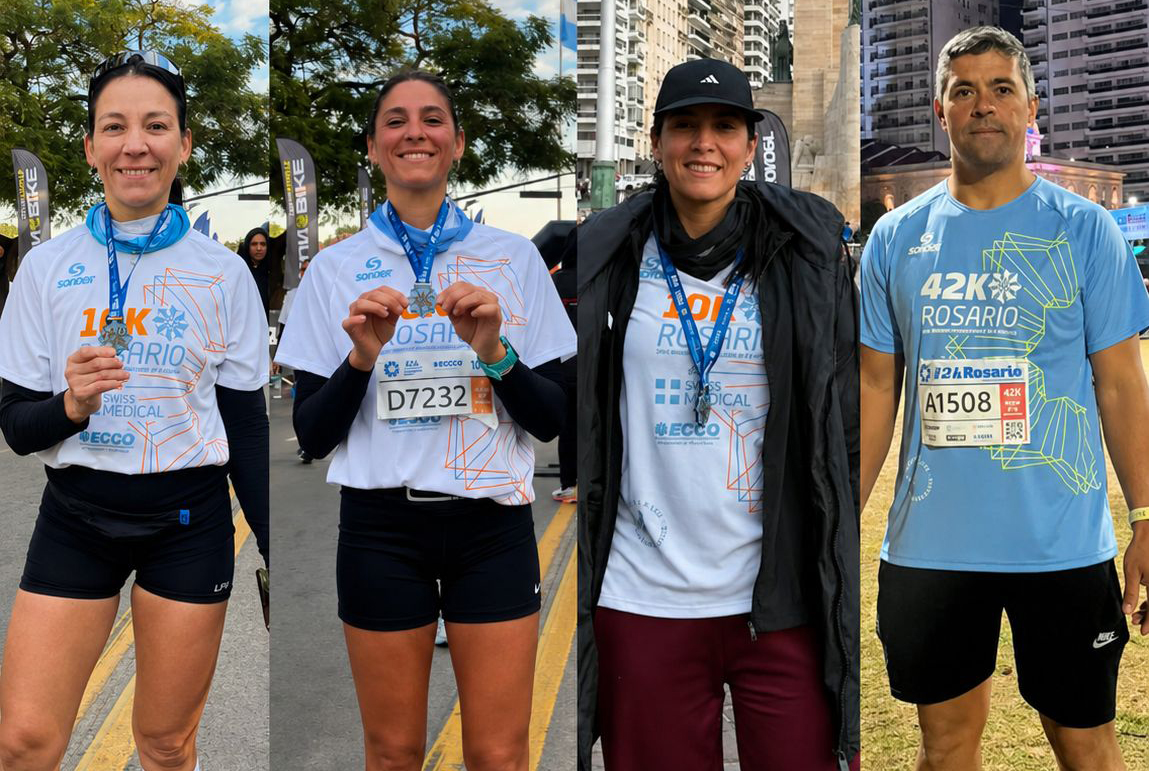 Atletas locales dejaron su huella en la Maratón Internacional de la Bandera